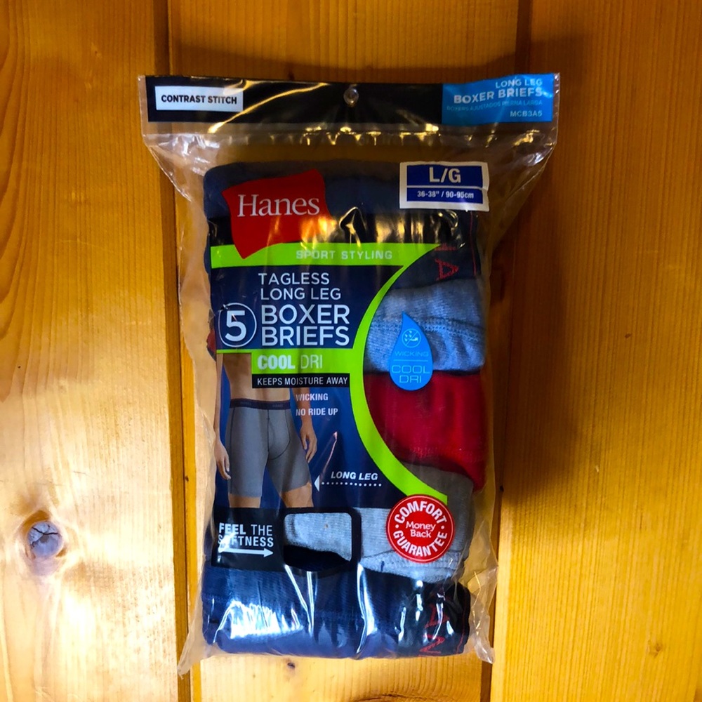 Hanes Tagless Boxer Briefs